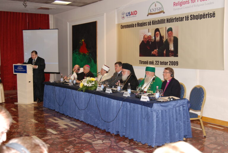 Gjergj Kastrioti Foundation archive: preaching photo