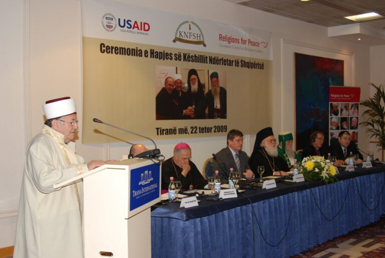 Gjergj Kastrioti Foundation archive: preaching photo