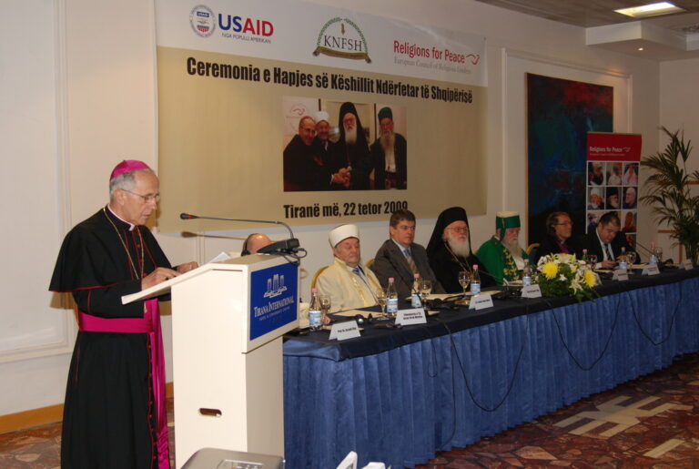 Gjergj Kastrioti Foundation archive: preaching photo